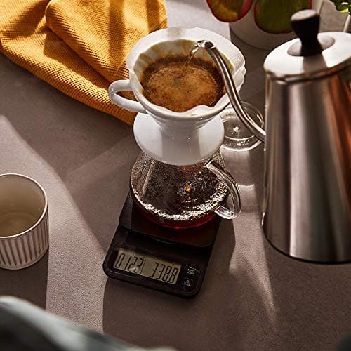 Tchibo Kaffeewaage mit Timer und LC-Display Schwarz