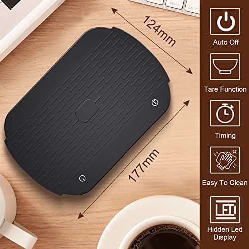 Digitale Kaffeewaage OBEST mit Timer und Elektronischer Hochpräzision
| OBEST Elektronische Kaffeewaage mit Timer und 3