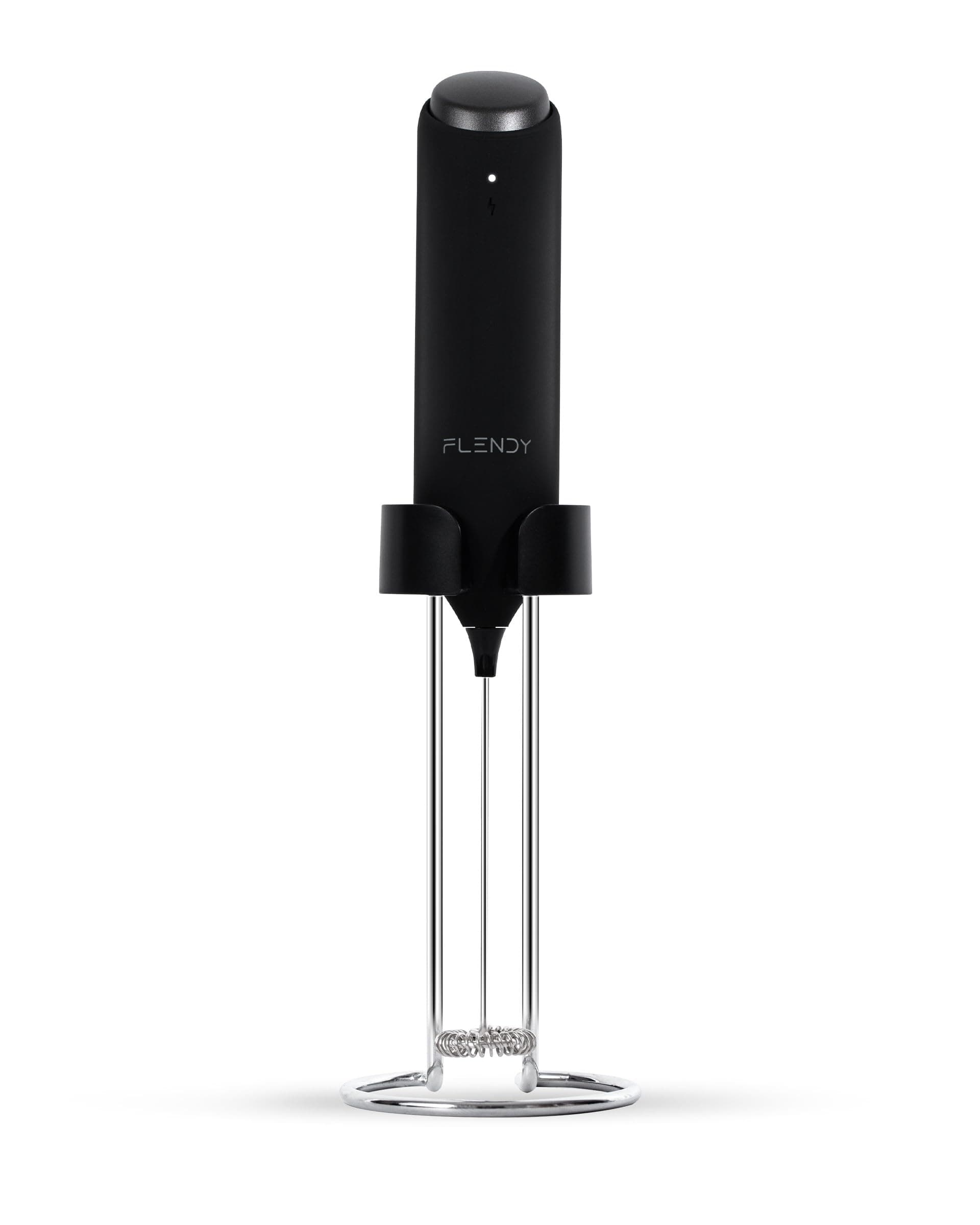 Flendy Wiederaufladbarer Hand Milchaufschäumer Stab für Kaffeeierzien, Flendy Milchaufschäumer Stab mit USB-C Ladefunkti
