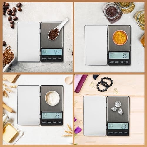 MEKOTRIN Coffee Scale für Espresso und Pour-Over Kaffee mit Timer und LCD-Display