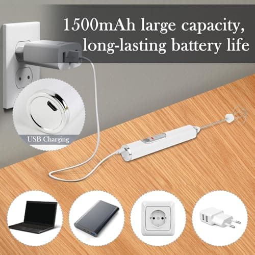 **Stainless Steel USB Rechargeable Elektrischer Milchfrother für Kaffee, Cappuccino und Hot Chocolate**
| **Elektrische