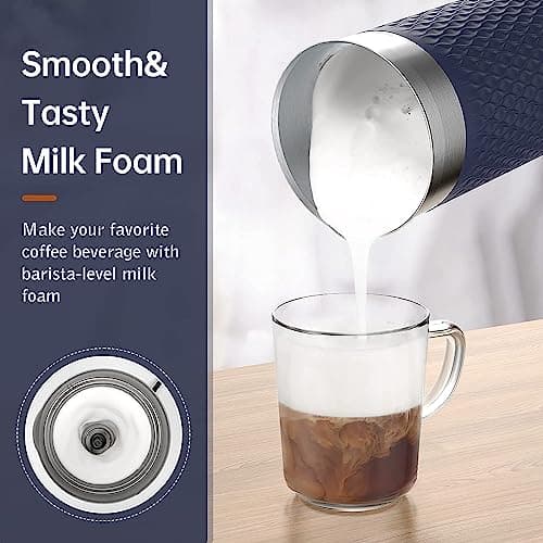 SIMPLETaste Milchaufschäumer, Automatischer Heiß- und Kaltschaumbereiter für Latte, Cappuccino und Macchiato
| SIMPLETa