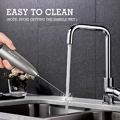 SIMPLETASTE Elektrischer Milk Frother für Cappuccino und Latte Art mit 2 Batterien
| SIMPLETASTE Handheld Schaumbereite