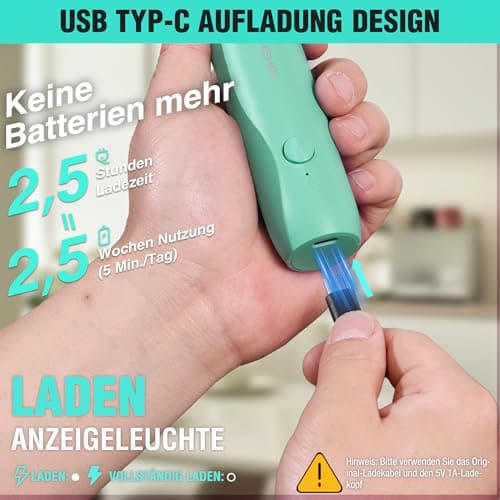 HAUSHOF Milchaufschäumer StabFürCafeLoversMitEdelstahlSchneebesenWiederaufladenMöglichUSB-LademöglichkeitEinfachHandhabu