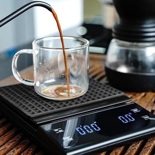 Küchenwaage Espresso Timer 3KG 0.1G LED Anzeige USB Aufladbare Tara Funktionalität
| USB Aufladbare Küchenwaage Espress