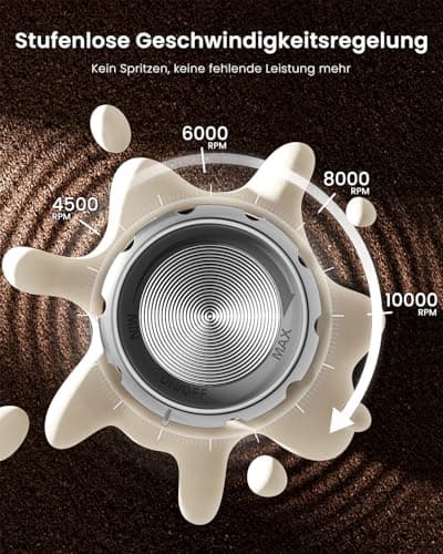 Maestri House LatteStreamer wasserdicht abnehmbar Edelstahl LunaFro Max Geschwindigkeitsregelung