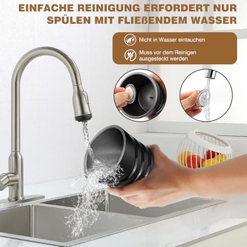 Milchaufschäumer 4 In 1 Elektrisch für Cappuccino, Latte, Mokka, Macchiato Heiße Schokolade Milchaufschäumer mit 4 Modi