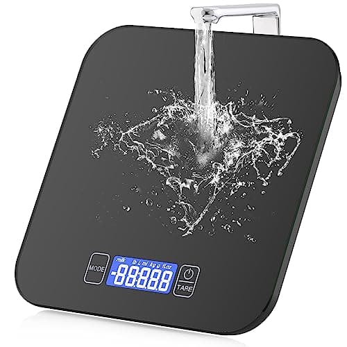 FATE TO FATE Digitale Küchen-Lebensmittelwaage | Präzise Messung, Wasserdicht, 15 kg | Küche, Zutaten, Schmuck | Zutaten