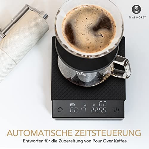 TIMEMORE Exklusiv - Präzise Küchenwaage mit Timer und Durchflussmessung für Coffee Lovers, Ideal für Espresso und.getCla