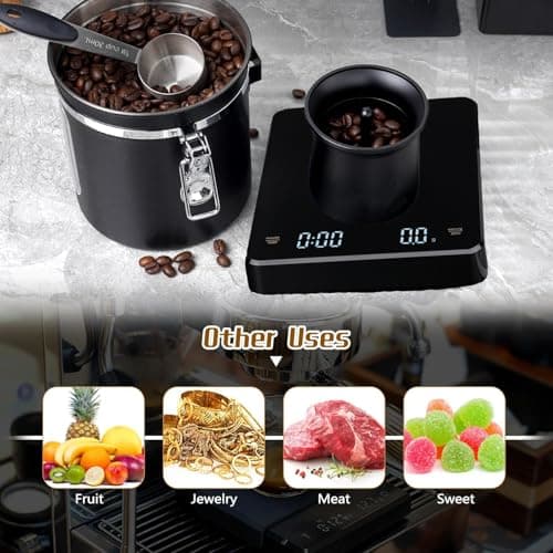 Lancoon Kaffeewaage mit Timer für Coffee-Liebhaber zur Genussvollen Kaffee-Zubereitung
| Lancoon 3kg/0,1g Kaffeewaage m
