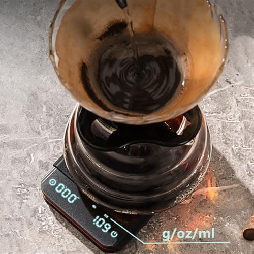Digitale Kaffeewaage mit Timer für Pour-Over Kaffee