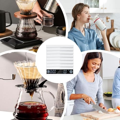 Kaffeewaage Hohe Präzision Zum Aufbrühen Von Tee Und Kaffee | Taschenwaage Mit Zeitmessfunktion Für Kaffee | Küchenacces