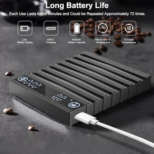 HUAJUN Mini Kaffeewaage mit Timer für Kaffeezubereitung, Hochpräzise 2kg/0.1g Digitale Küchenwaage, Automatische Zeiterf