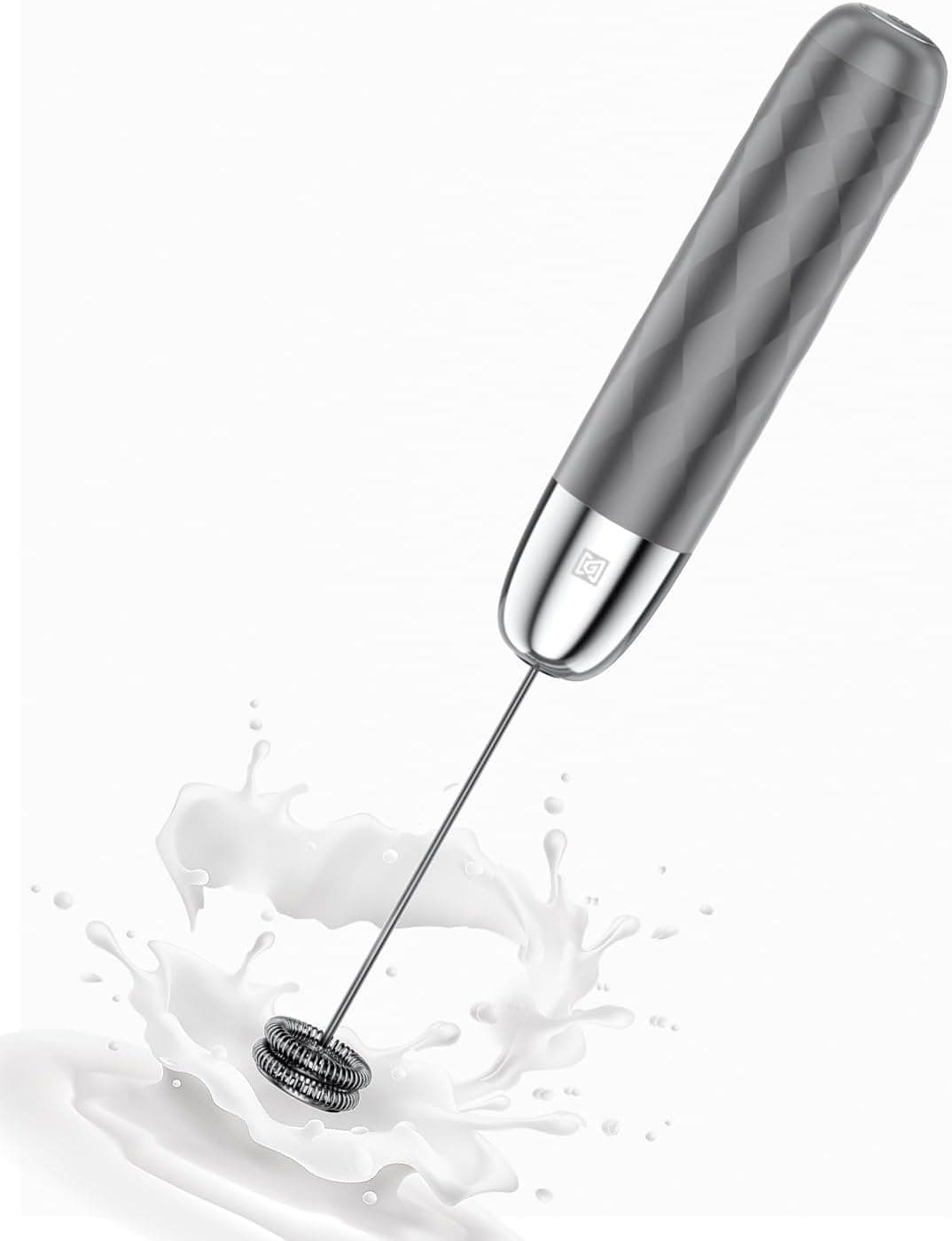 Maestri House LunaFro Mini Wiederaufladbarer Milchaufschäumer, Mini-Mixer für Matcha und Latte, ClimatePartner certified