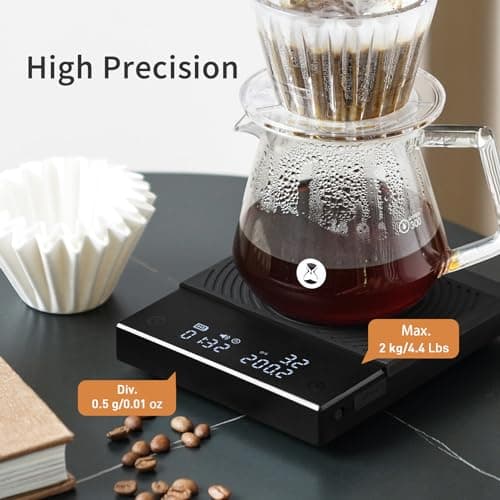 TIMEMORE Black Mirror Basic |0 Elektronische Kaffeewaage mit Timer für Küchenliebhaber
TIMEMORE Black Mirror Basic |0 El