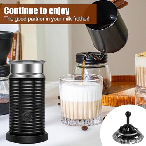 Ersatz Schneebesen für Nespresso Aeroccino 3/4/Plus Milchaufschäumer, Passend für Milchaufschäumer Ersatzteile mit Hochw