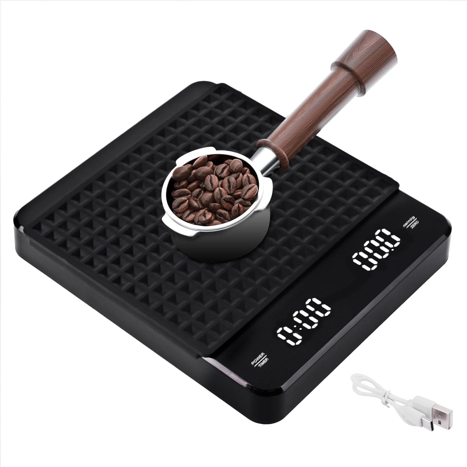 Wiederaufladbare Kaffeewaage mit Timer für Kaffeetunichtigeren
| Wiederaufladbare Kaffeewaage mit Timer zum Genuss jede