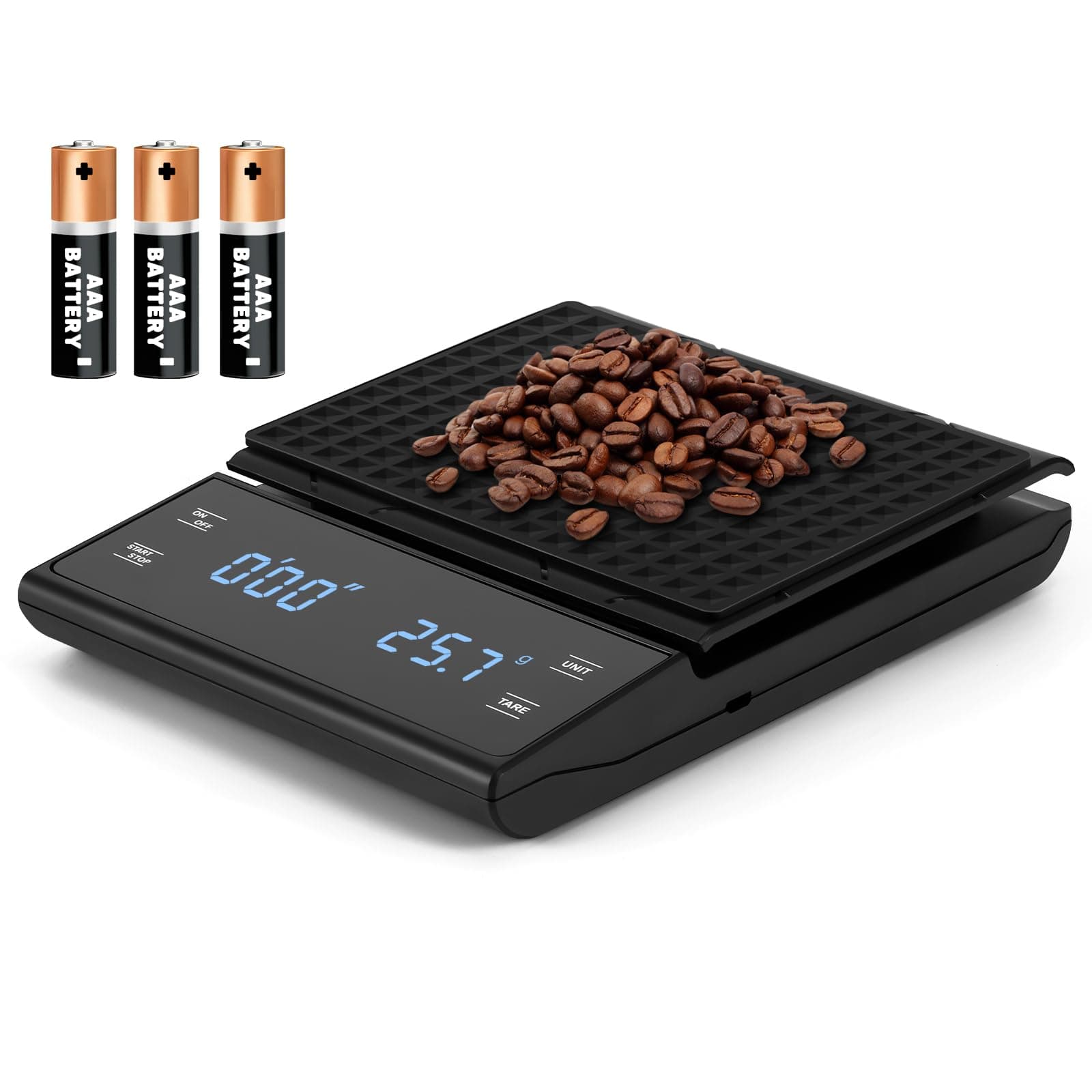Digitale Viitech Küchenwaage für Heimgebrauch und Büro
| Viitech Batteriebetriebene Espresso Waage mit Timer
| Viitech