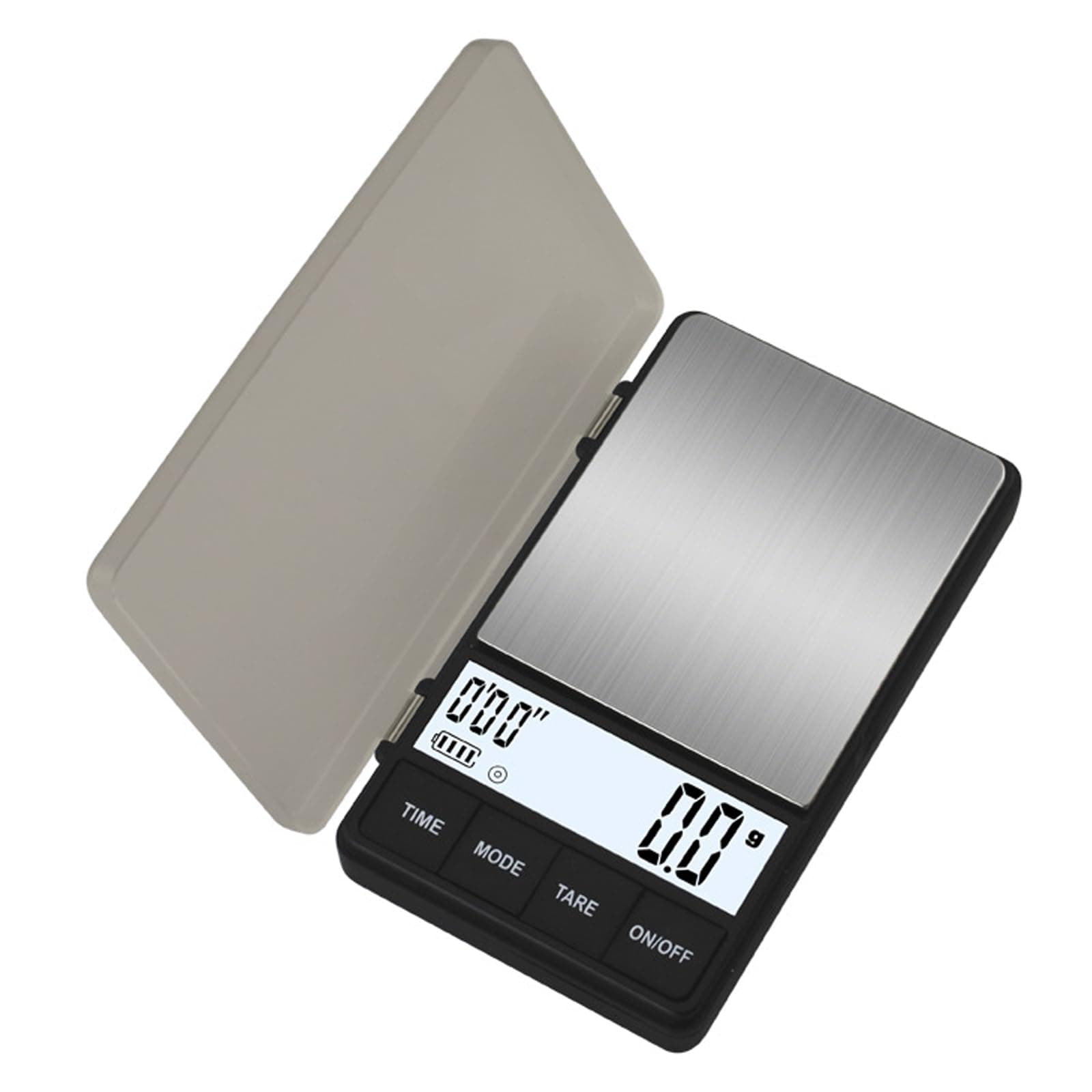 Kleine Taschen-Kaffeewaage mit Tara-Funktion und Timer für Espresso-Kaffee (1000g/0,1g) (ohne Batterien)  
Digital Küche