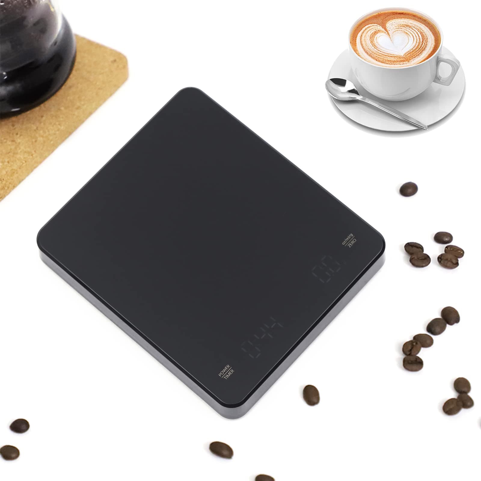 Digitale Waage LENJKYYO Kaffeewaage 3kg/0.1g USB für Barista Präzise Küchenwaage
| Lenjkyyo Küchenwaage Elektronische K