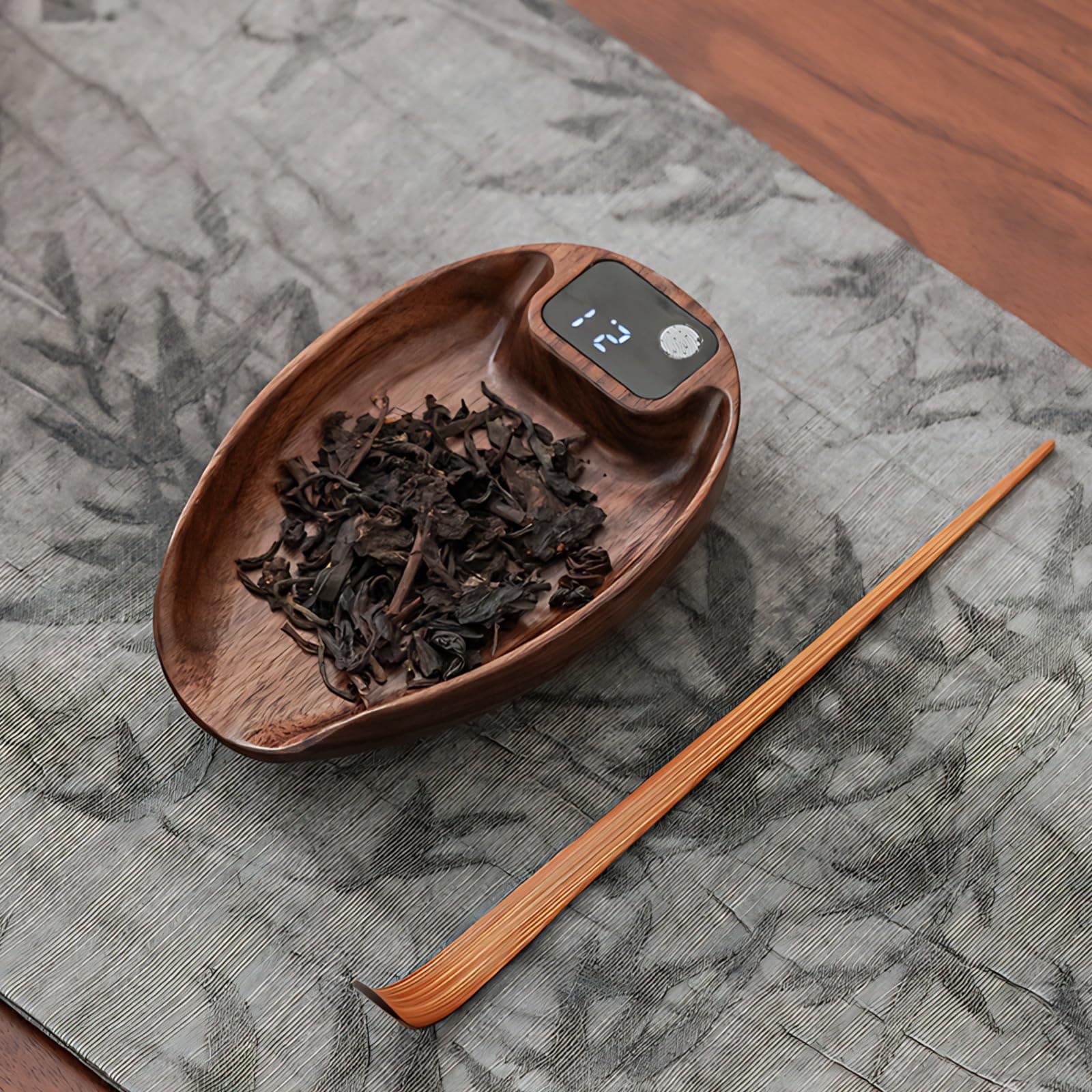 Mini-Kaffeewaage mit Timer für Zuhauseaccurate Teewaage aus Holz