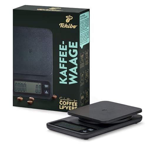 Tchibo Kaffeewaage mit Timer und LC-Display Schwarz