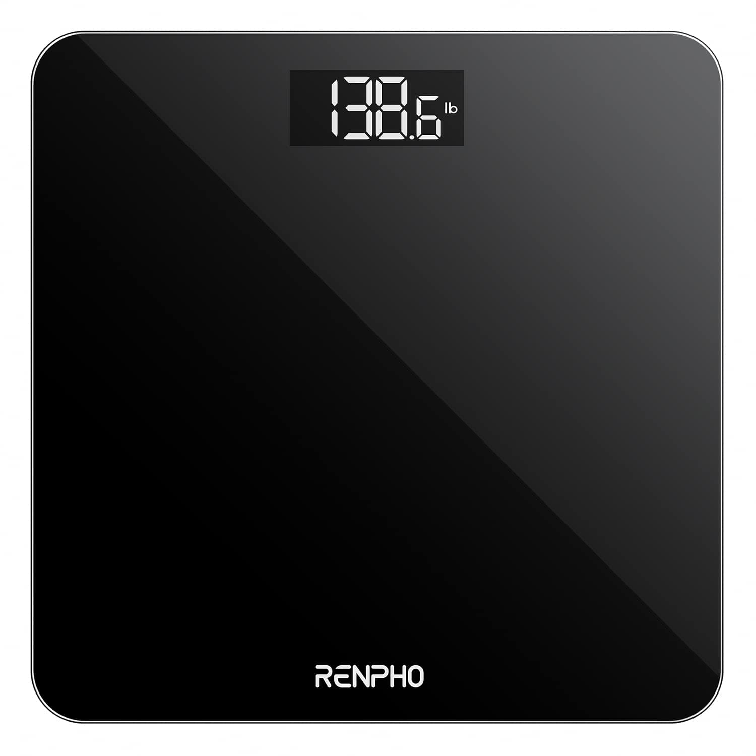 RENPHO Personenwaage, Körperwaage mit Hochpräzisions-Sensoren Schwarz
RENPHO Küchenwaage mit LCD Display und Abstellau