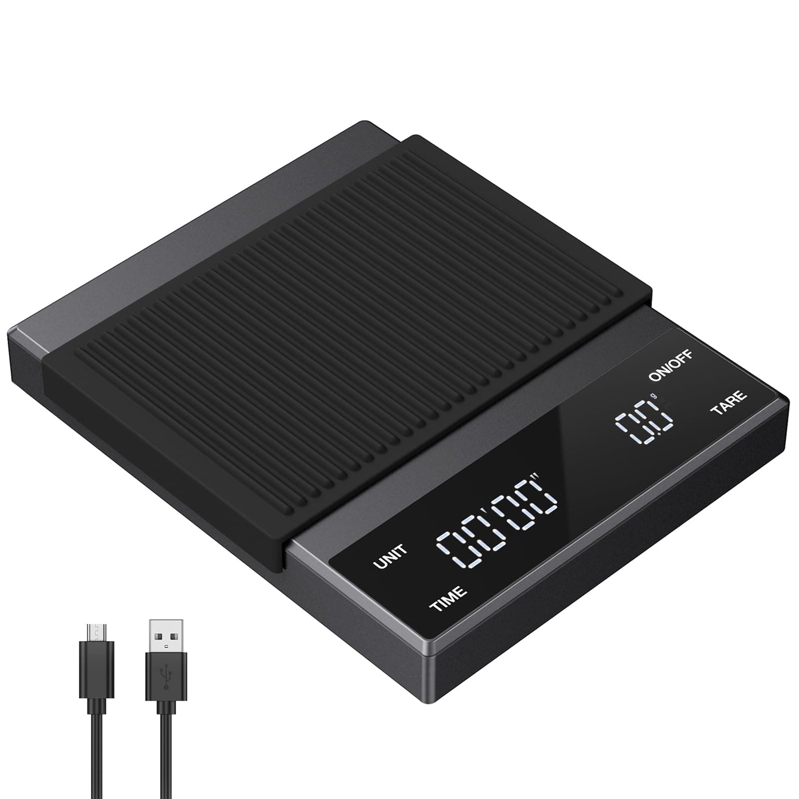 Brifit Espresso Waage mit Timer für Küchenliebhaber beim Morgenkaffee
| USB Wiederaufladbare Brifit Feinwaage mit LED-A